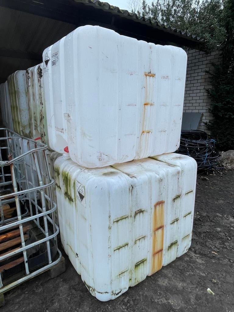 Gratis!! IBC Container zonder metalen kooi, Ophalen of Verzenden