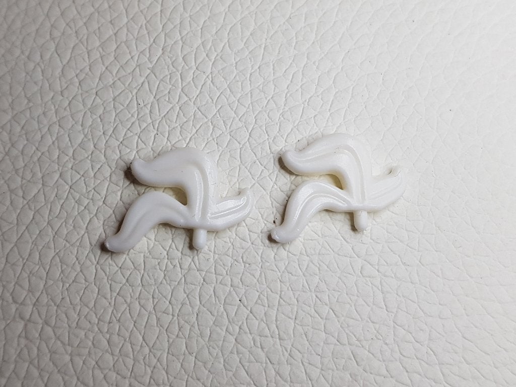 2x Witte Veer - Minifiguur Ridder voor Castle Lego, Ophalen of Verzenden, Nieuw