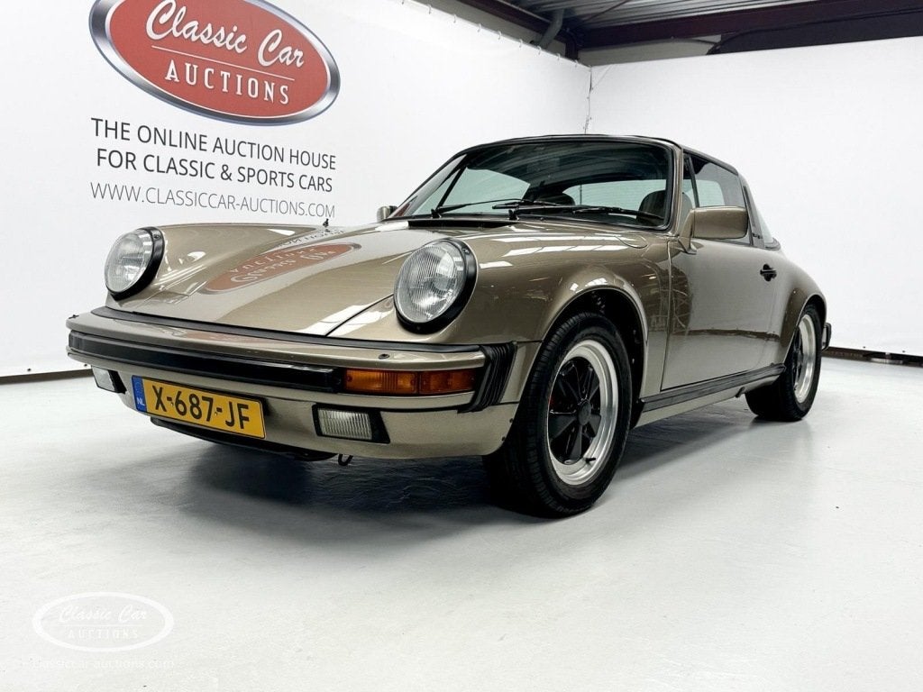 Porsche 911 SC Targa  - ONLINE AUCTION, Auto's, Bruin, 4 stoelen, Bedrijf, Geïmporteerd