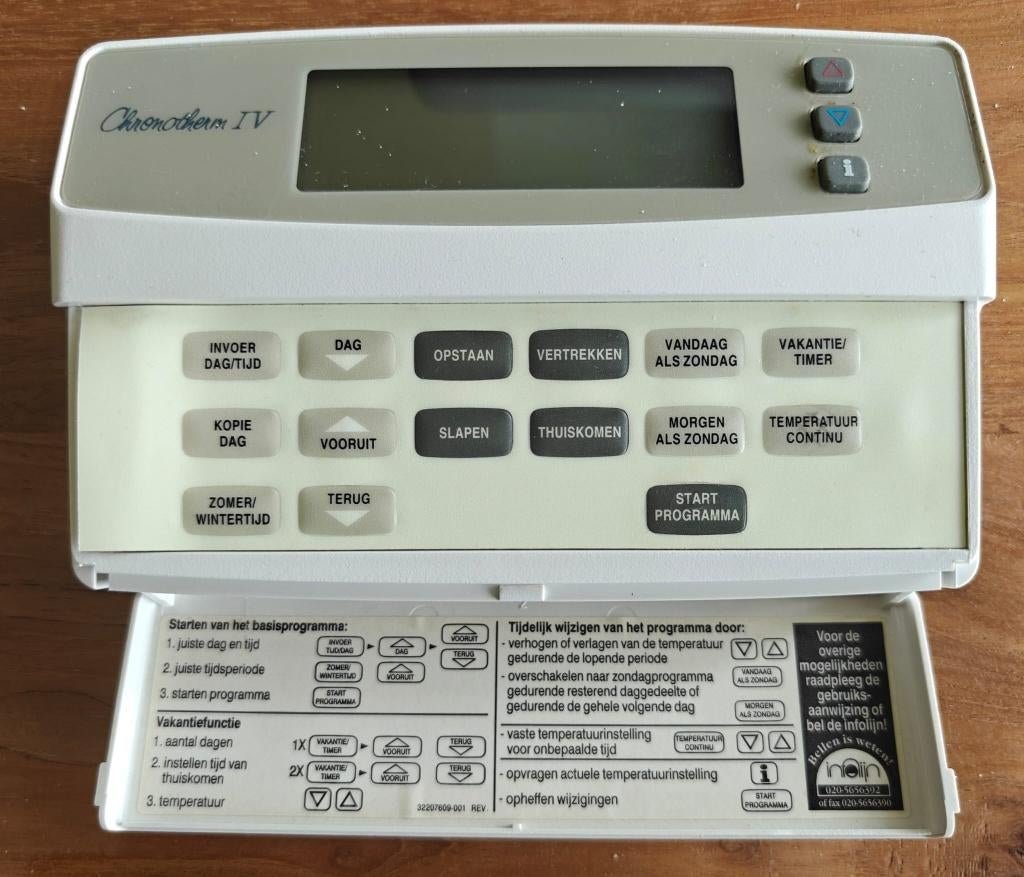 Honeywell Chronotherm IV thermostaat, Ophalen of Verzenden, Slimme thermostaat, Gebruikt