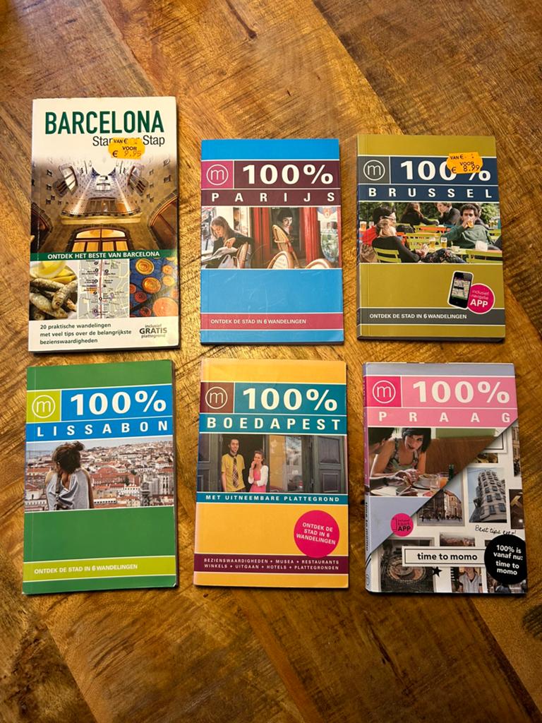 Diverse reisgidsen, Europa, Zo goed als nieuw, Reisgids of -boek, Ophalen