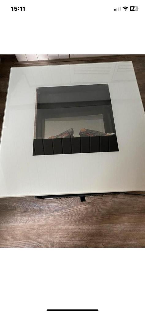 Faber elektrische haard PRS20, Ophalen, Gebruikt, Inbouwhaard, Elektrische haard