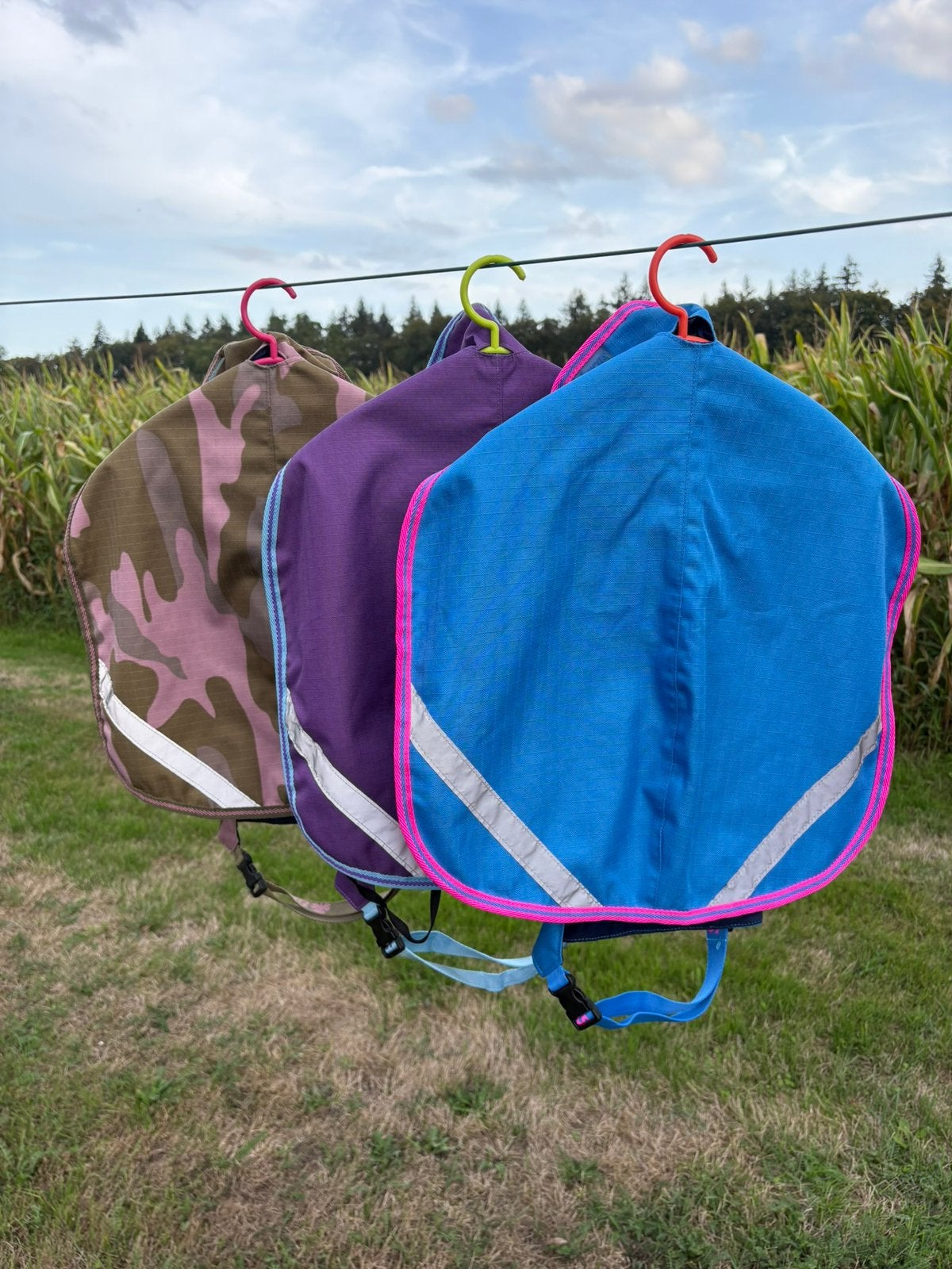 3 Bucas honden regenjasjes, 50gr, 50cm, hond, stafford, Dieren en Toebehoren, Overige maten, Overige merken, Hondenregenjas, Ophalen of Verzenden