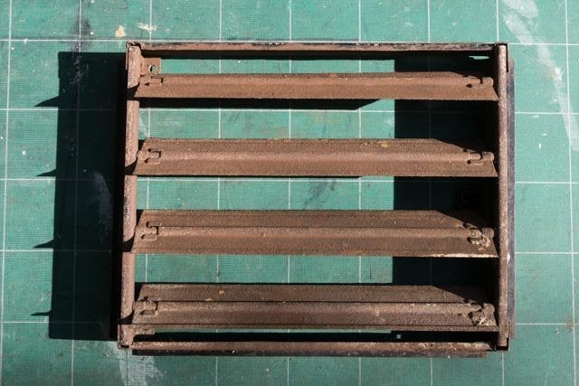 Vintage gietijzeren ventilatie rooster., Ophalen, Gebruikt, Ventilator