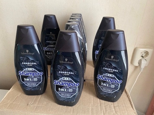 10 flessen 3 in 1 shampoo voor men, Ophalen of Verzenden, Nieuw, Shampoo of Conditioner