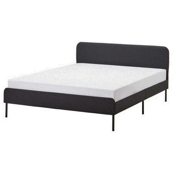 Ikea Slattum bed 160 * 200, Huis en Inrichting, Slaapkamer | Bedden, Wit, Tweepersoons, Ophalen of Verzenden, Zo goed als nieuw