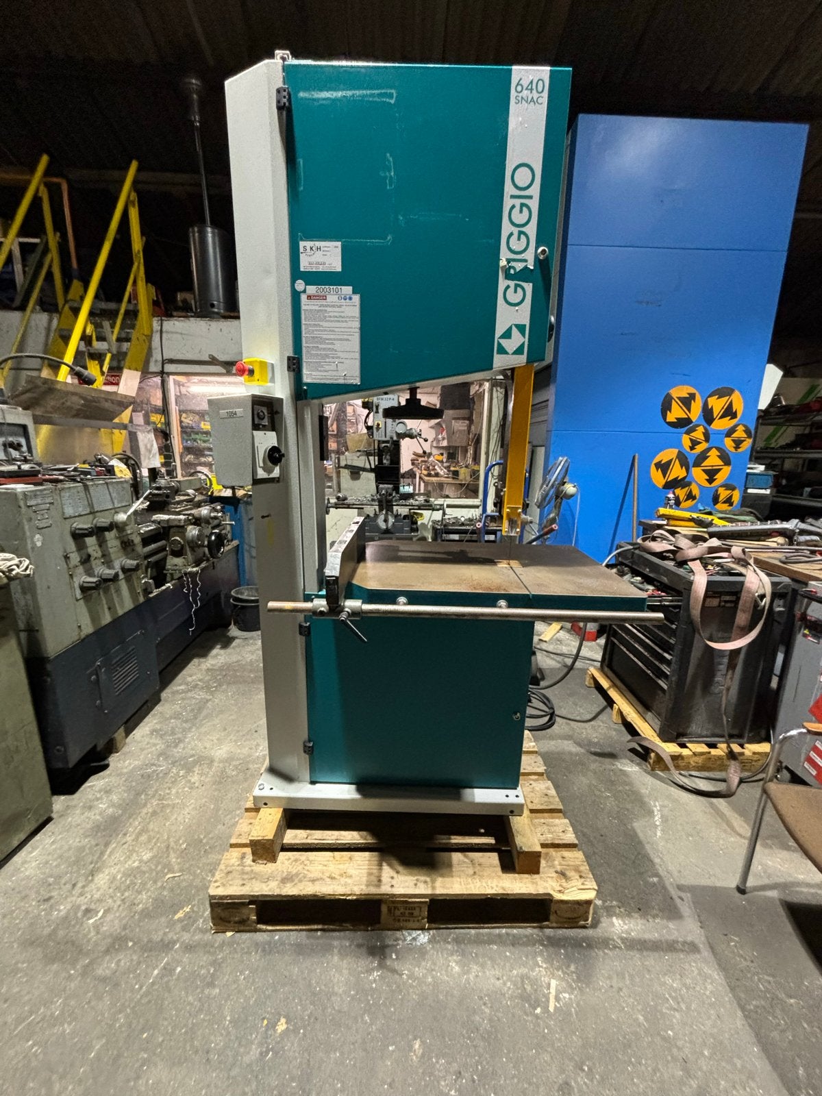 Griggio SNAC 640 lintzaagmachine - 2017 model, Ophalen, Gebruikt, 600 tot 1200 watt, Lintzaag