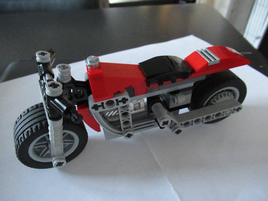 Lego Creator 4893 - Creator Motorfiets (3-in-1), Gebruikt, Lego, Ophalen of Verzenden, Inclusief instructies