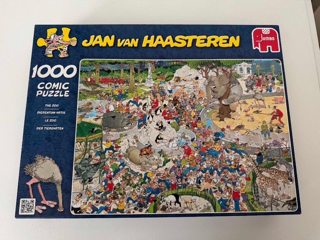 Jan van Haasteren 1000 stukjes – Taarten Toernooi, Ophalen of Verzenden, 500 t/m 1500 stukjes, Zo goed als nieuw, Legpuzzel
