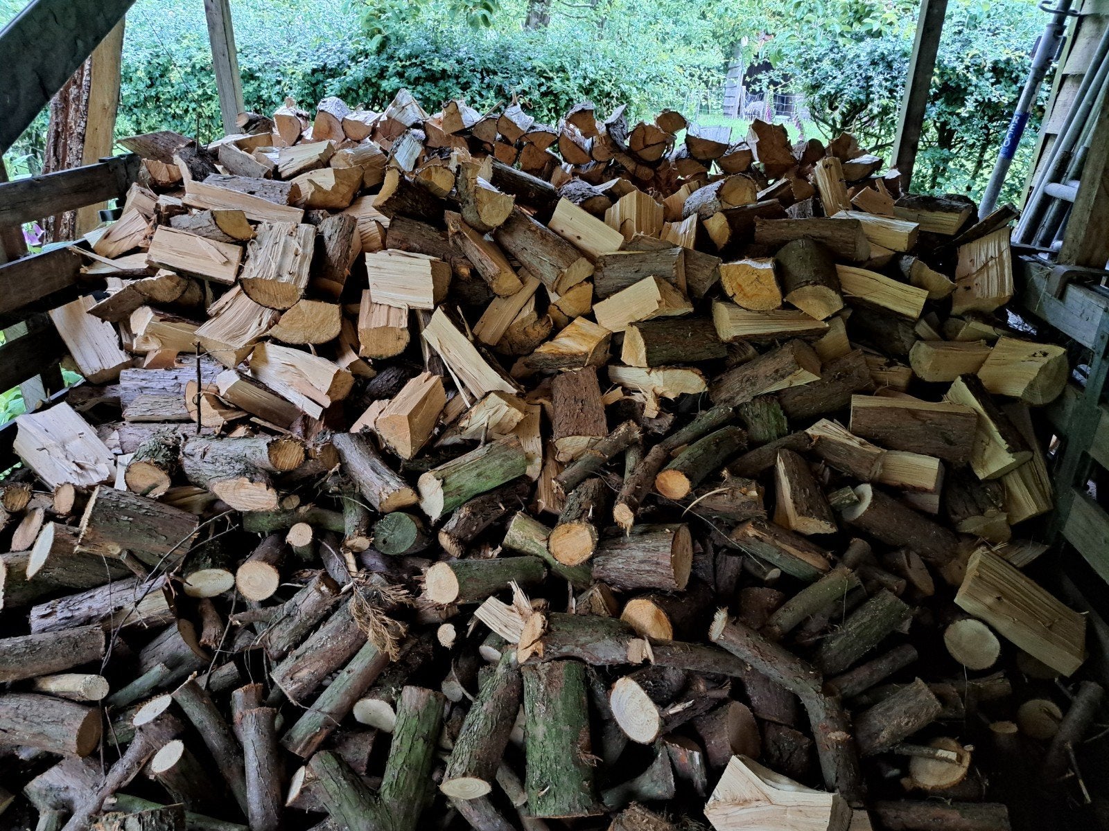 Haardhout gezaagd en gekloofd.(update), Tuin en Terras, Haardhout, 6 m³ of meer, Ophalen