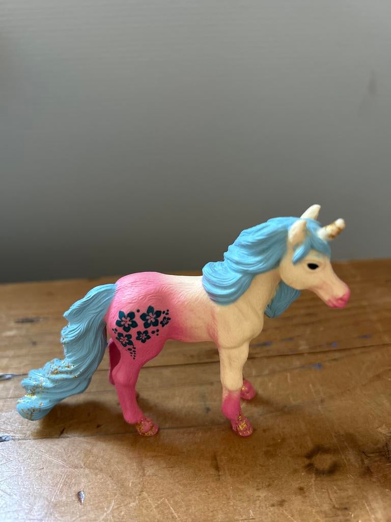 Schleich Limited Editie Eenhoorn - Roze/Blauw, Ophalen of Verzenden, Zo goed als nieuw, Meisje