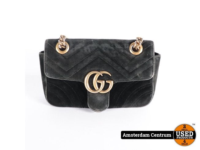 Gucci 445744 GG Marmont Mini Velvet Bag Black, Gucci, Gebruikt, Support@gucci.com, 30 Avenue Montaigne
75008 Paris