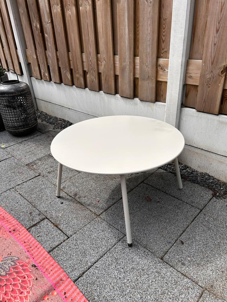 Metalen (buiten) salontafel, Tuin en Terras, Tuintafels, Ophalen of Verzenden, Nieuw, Rond, Metaal