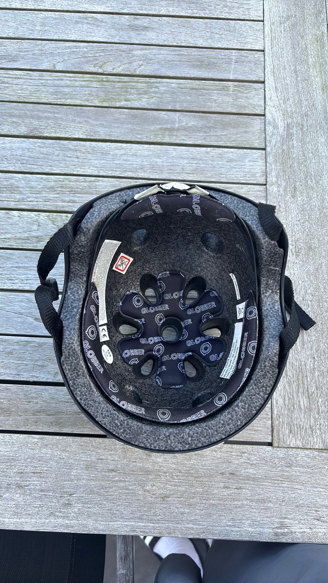 GLOBBER Helm, Ophalen, Gebruikt
