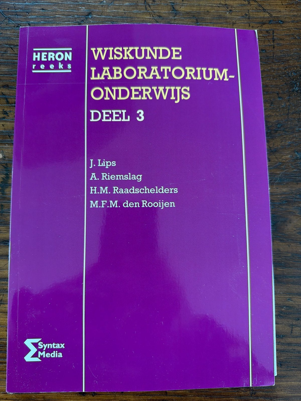 Wiskunde Laboratorium-Onderwijs Deel 3 - Heron Reeks, Boeken, Studieboeken en Cursussen, Ophalen of Verzenden, Beta, Zo goed als nieuw