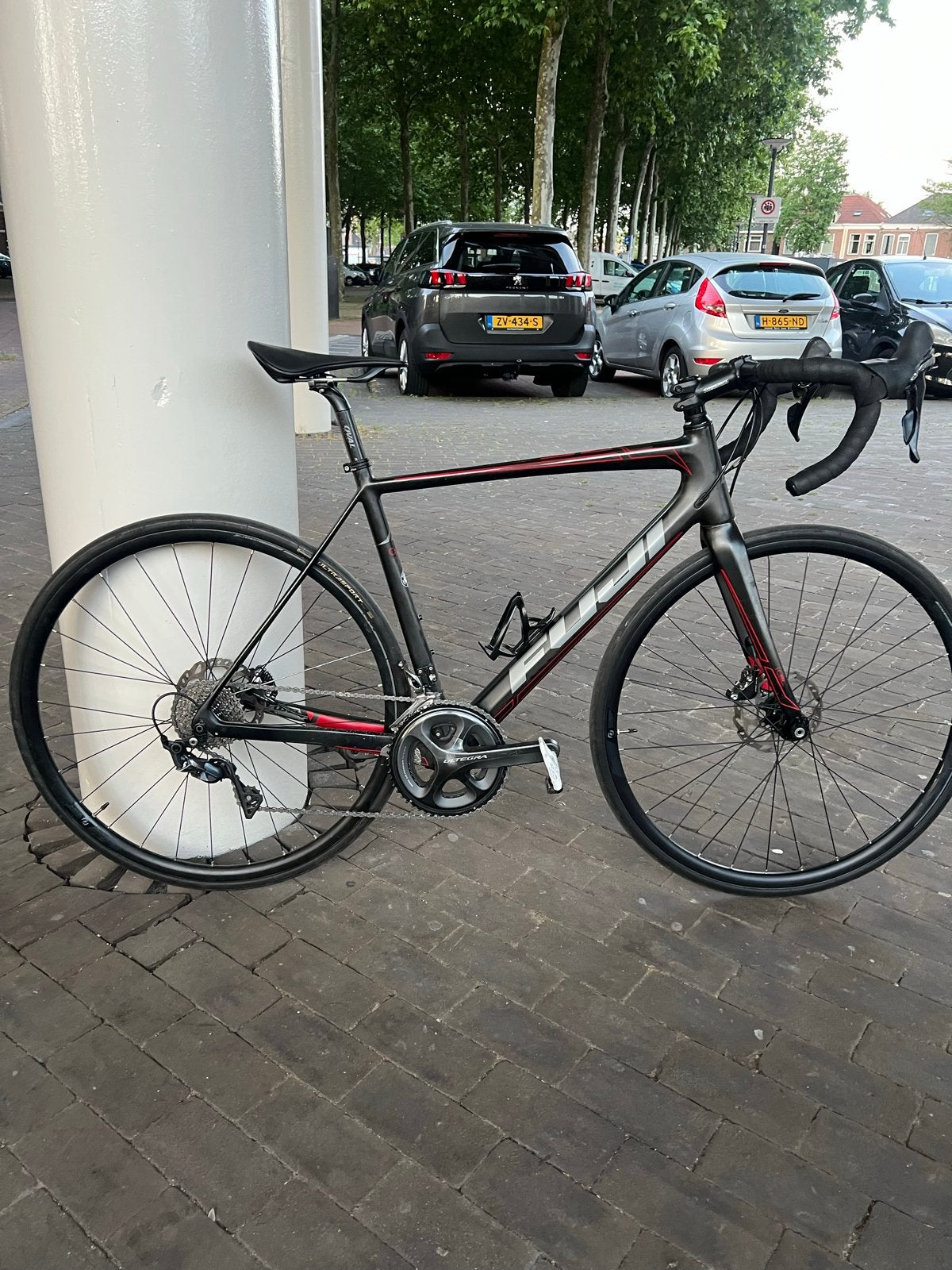 Fuji racefiets met Shimano Ultegra 2x11 maat 52, Fietsen en Brommers, Fietsen | Racefietsen, 28 inch, Gebruikt, Carbon, 49 tot 53 cm
