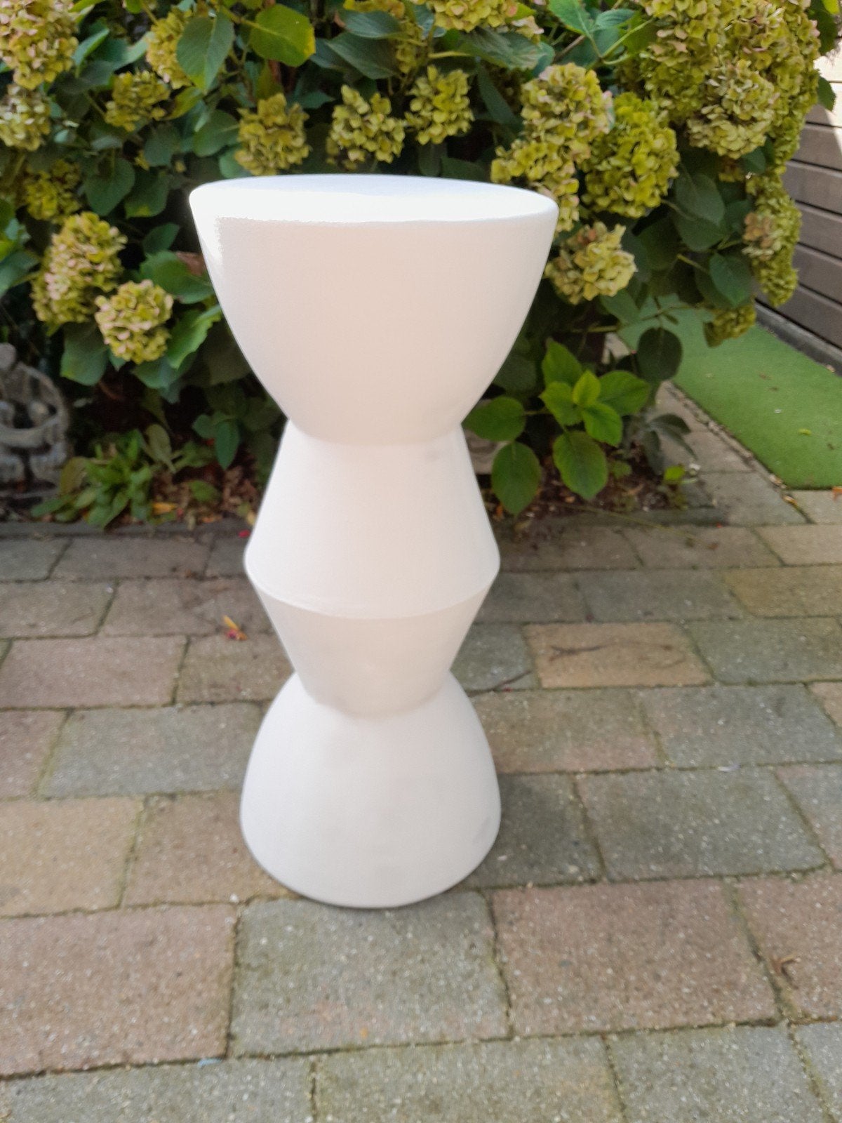 Decoratieve plantenstandaard - wit, 25 tot 40 cm, Ophalen of Verzenden, Zo goed als nieuw, 70 cm of meer