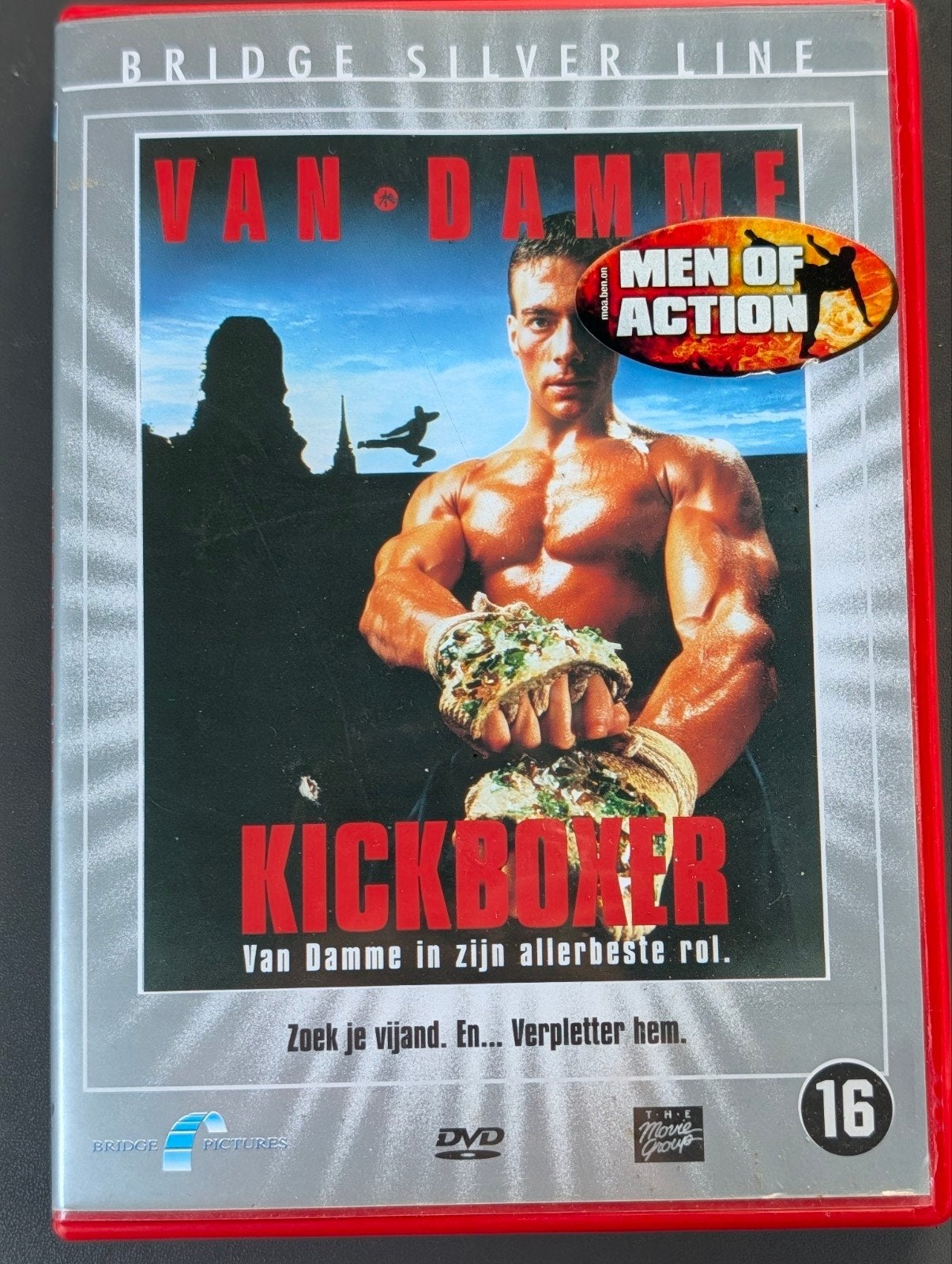 Kickboxer DVD - Jean-Claude Van Damme Actieklassieker, Vanaf 16 jaar, Verzenden, Nederlands, Actie