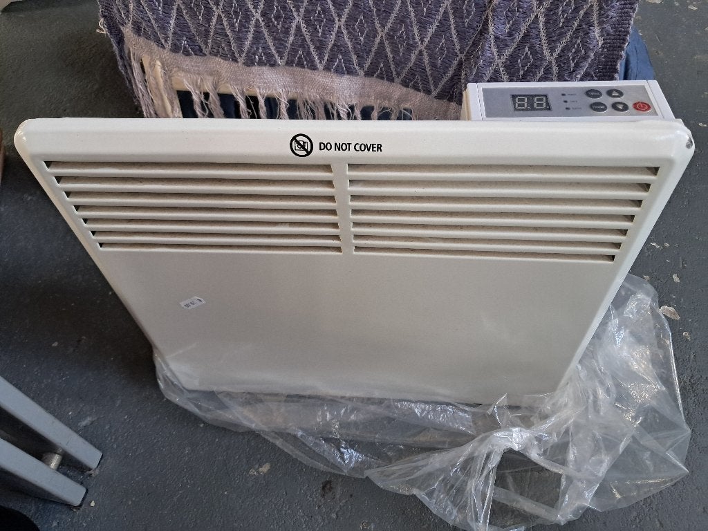 elektrische convector kachel met thermostaat & timer, Ophalen, 30 tot 80 cm, Stationharlingen@welzijnedison.nl, Zo goed als nieuw