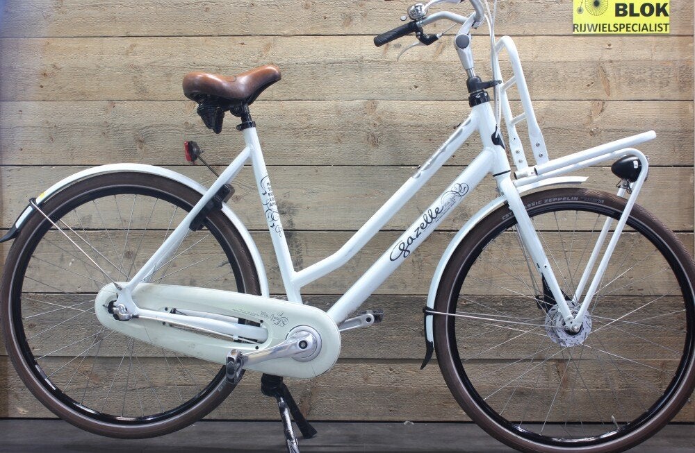 Gazelle Miss Grace transportfiets 3v D59 wit + 3mnd garantie, Niet ingevuld, Gebruikt, Niet ingevuld, Niet ingevuld