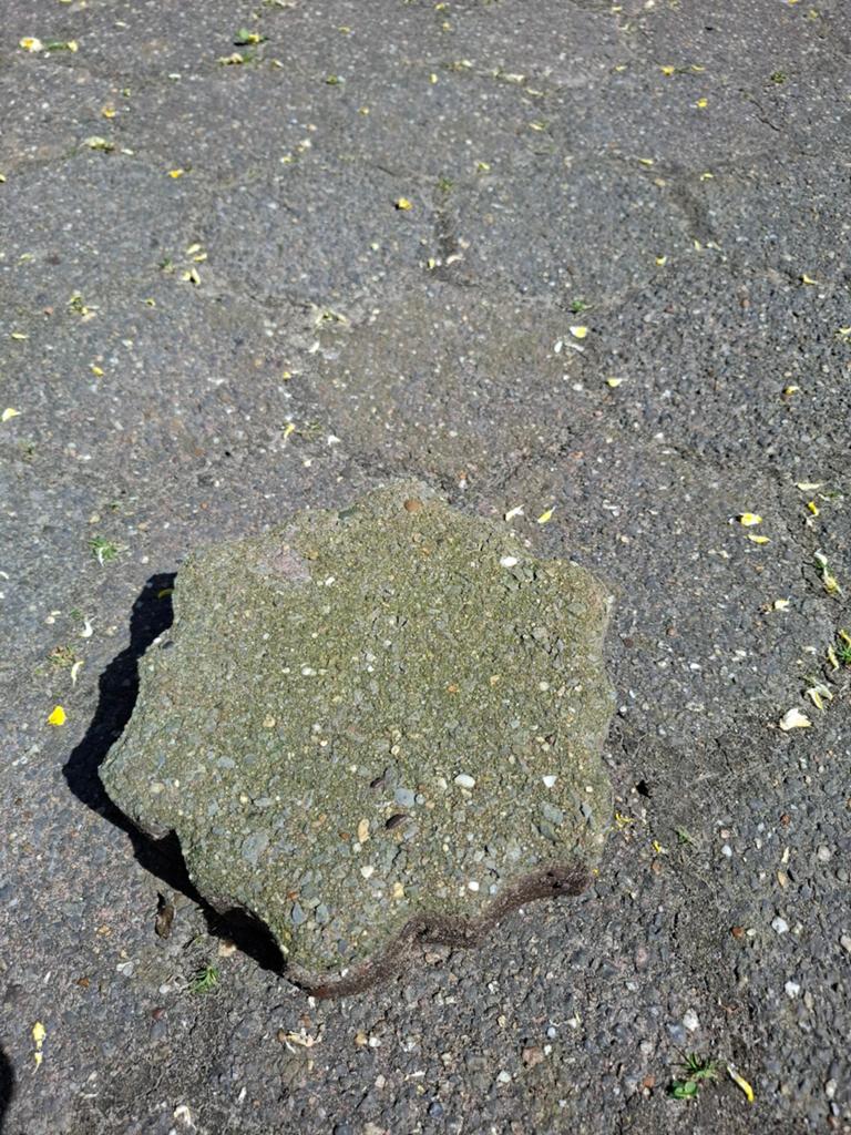 Gebruikte tegels hexagon/6 hoekig, Ophalen, Gebruikt, 5 tot 10 m², Beton