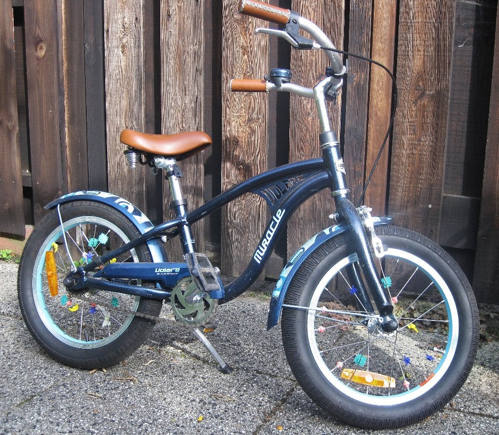 Volare Miracle Cruiser Kinderfiets/Jongensfiets Blauw16 Inch, Fietsen en Brommers, Ophalen, Terugtraprem, Gebruikt, Volare
