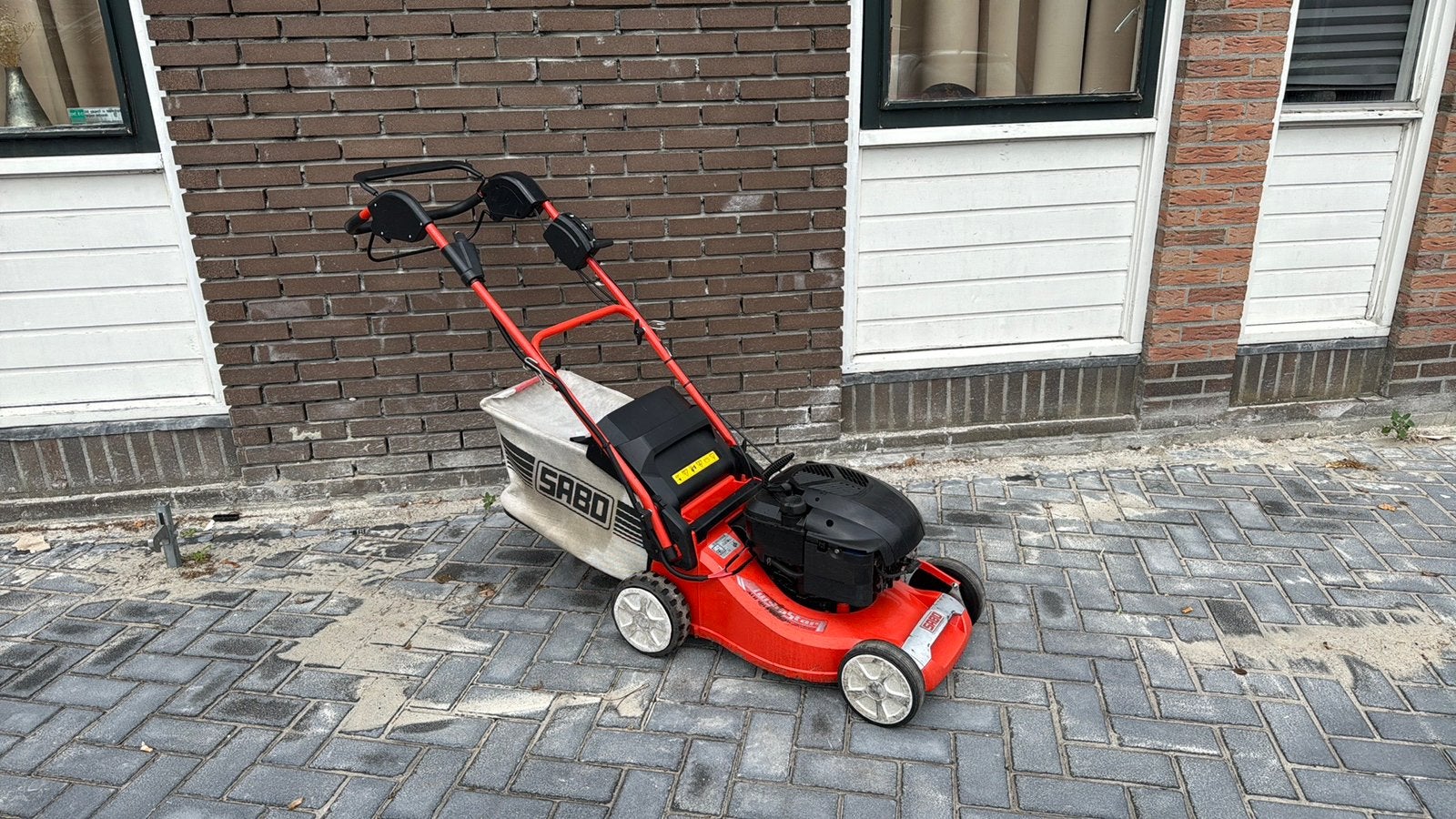 Sabo motormaaier met aandrijving, Tuin en Terras, Grasmaaiers, Ophalen, Cirkelmaaier, Sabo, Sabo
