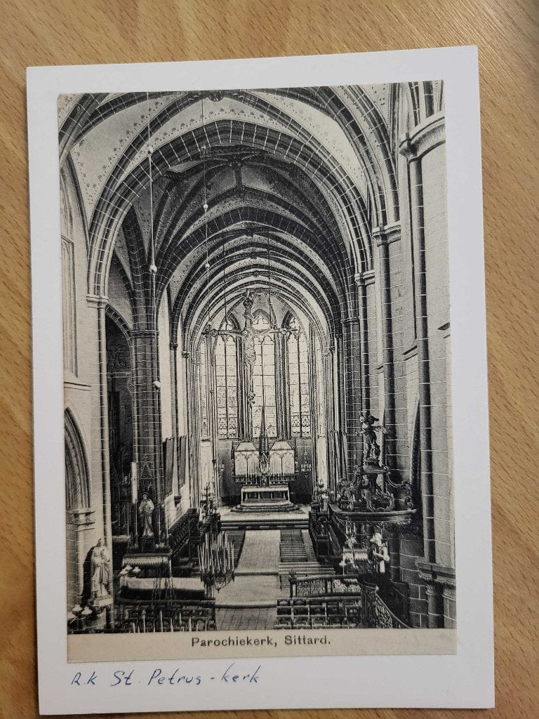 ansicht SITTARD Petruskaart 1900, Ophalen of Verzenden, Voor 1920, Limburg