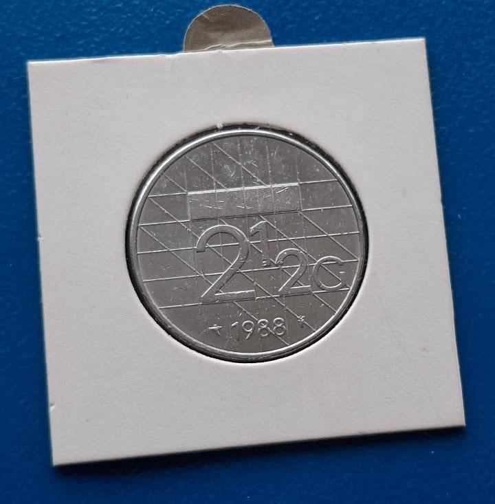 2 1/2 gulden 1988 - Beatrix in munthouder, Verzenden, Koningin Beatrix, 2½ gulden, Losse munt