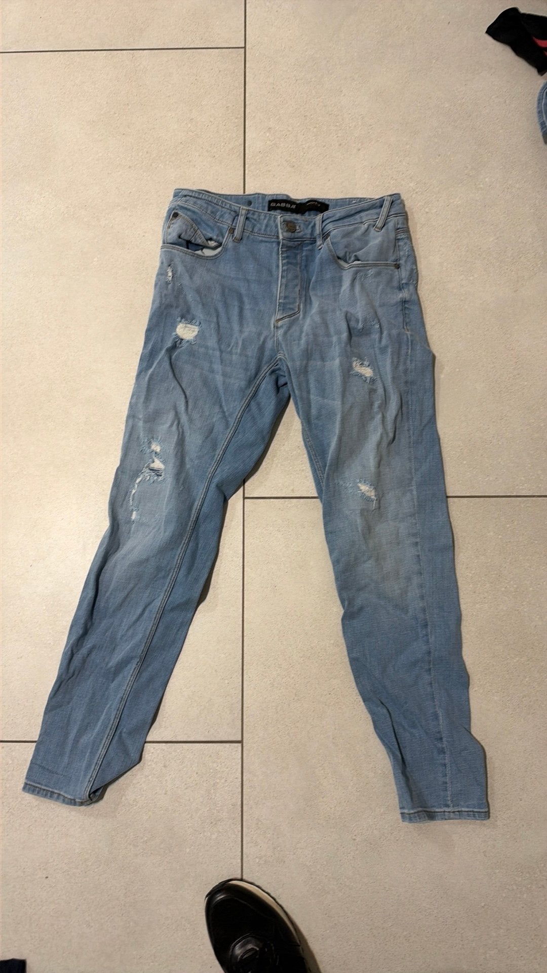 Gabba jeans heren, Ophalen of Verzenden, Zo goed als nieuw, Blauw, W32 (confectie 46) of kleiner
