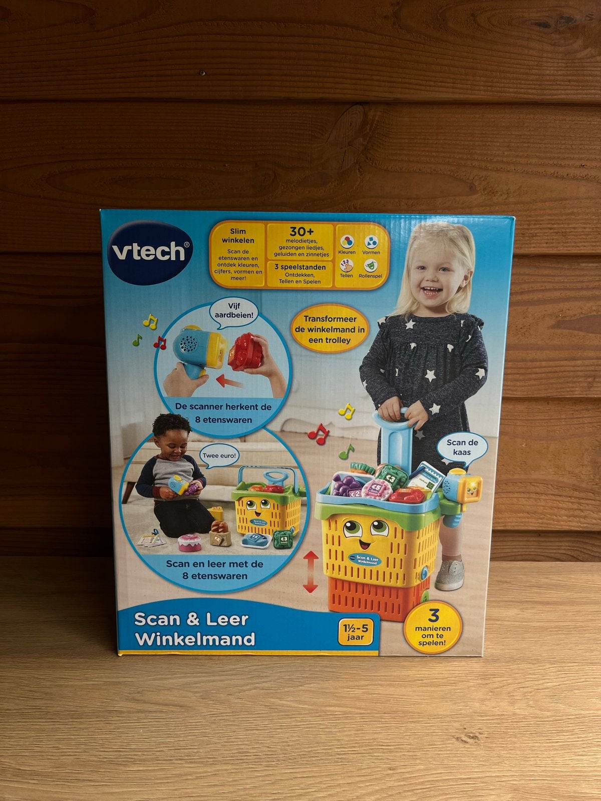 (Nieuw in doos) Vtech Scan & Leer Winkelmand, Kinderen en Baby's, Speelgoed | Vtech, Ophalen, Nieuw, 2 tot 4 jaar