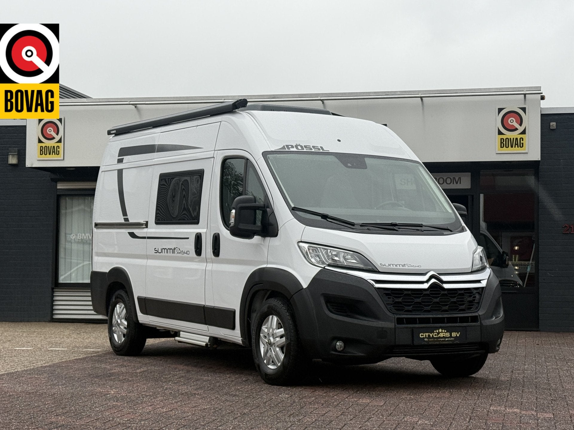 Pössl Summit Shine 540 Euro 6 dwarsbed luifel climate ctr c, Buscamper of Camperbus, Ringverwarming, Pössl, Boiler
