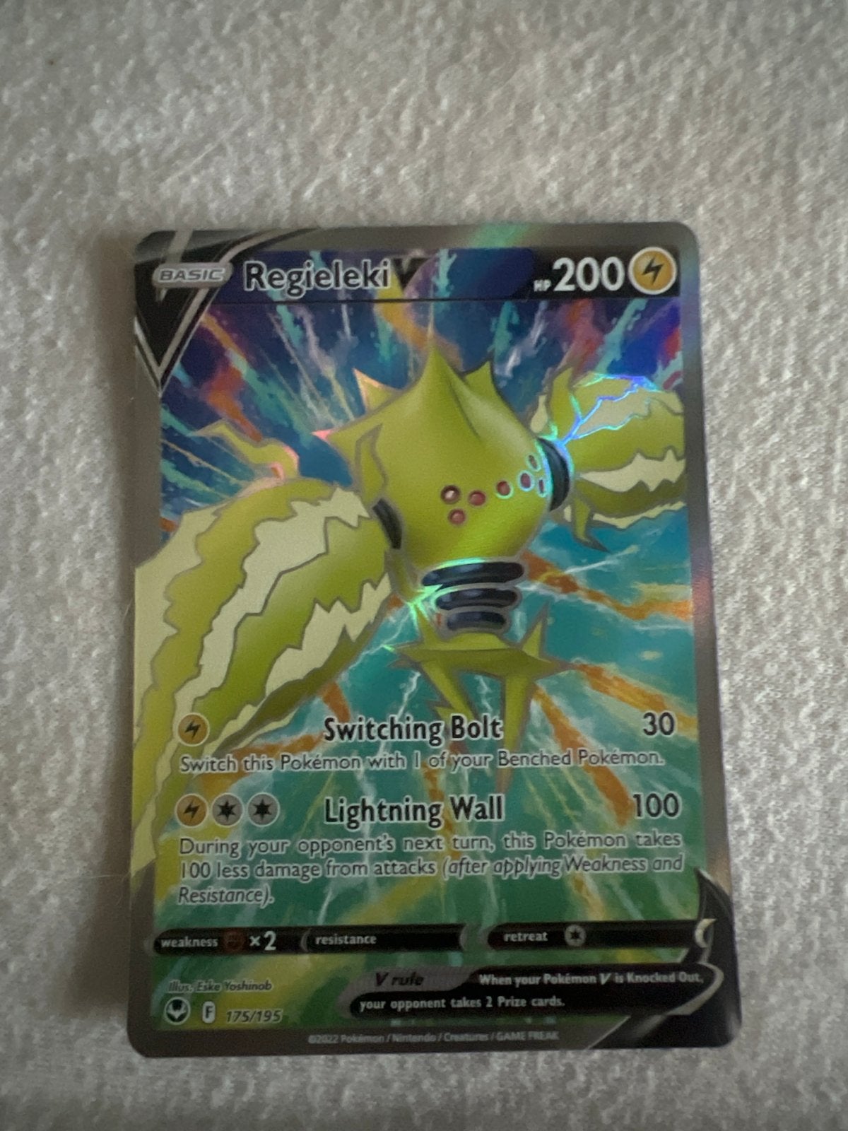 Pokémon Kaarten Bundel: Regieleki V en Rotom V, Ophalen of Verzenden, Zo goed als nieuw, Meerdere kaarten