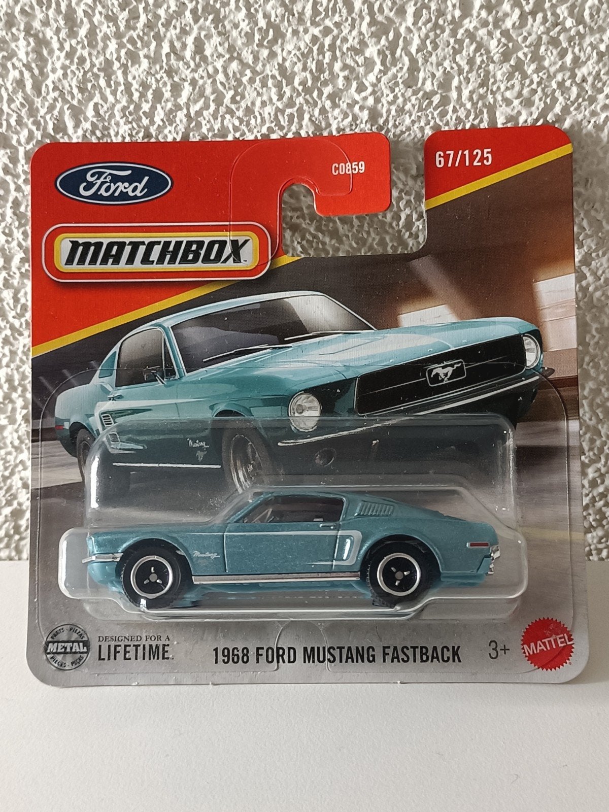 Matchbox 1968 Ford Mustang Fastback - Nieuw in verpakking, Ophalen of Verzenden, Nieuw, Auto