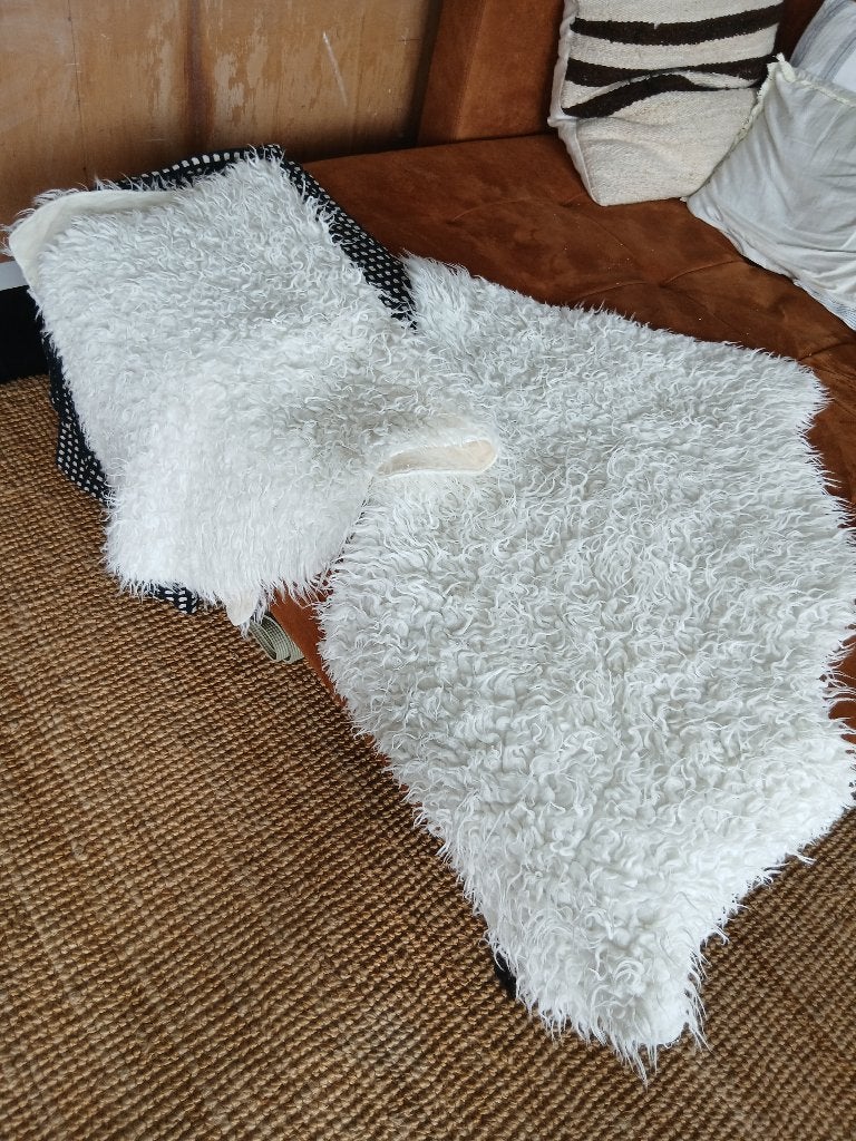 Kunstvachtjes, Gebruikt, Wit, Ophalen of Verzenden, Wasbaar