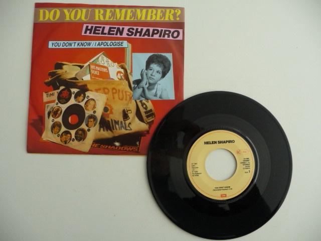 single HELEN SHAPIRO -YOU DON'T KNOW- Emi Records, 1984, Cd's en Dvd's, Vinyl Singles, Ophalen of Verzenden, Gebruikt, Pop