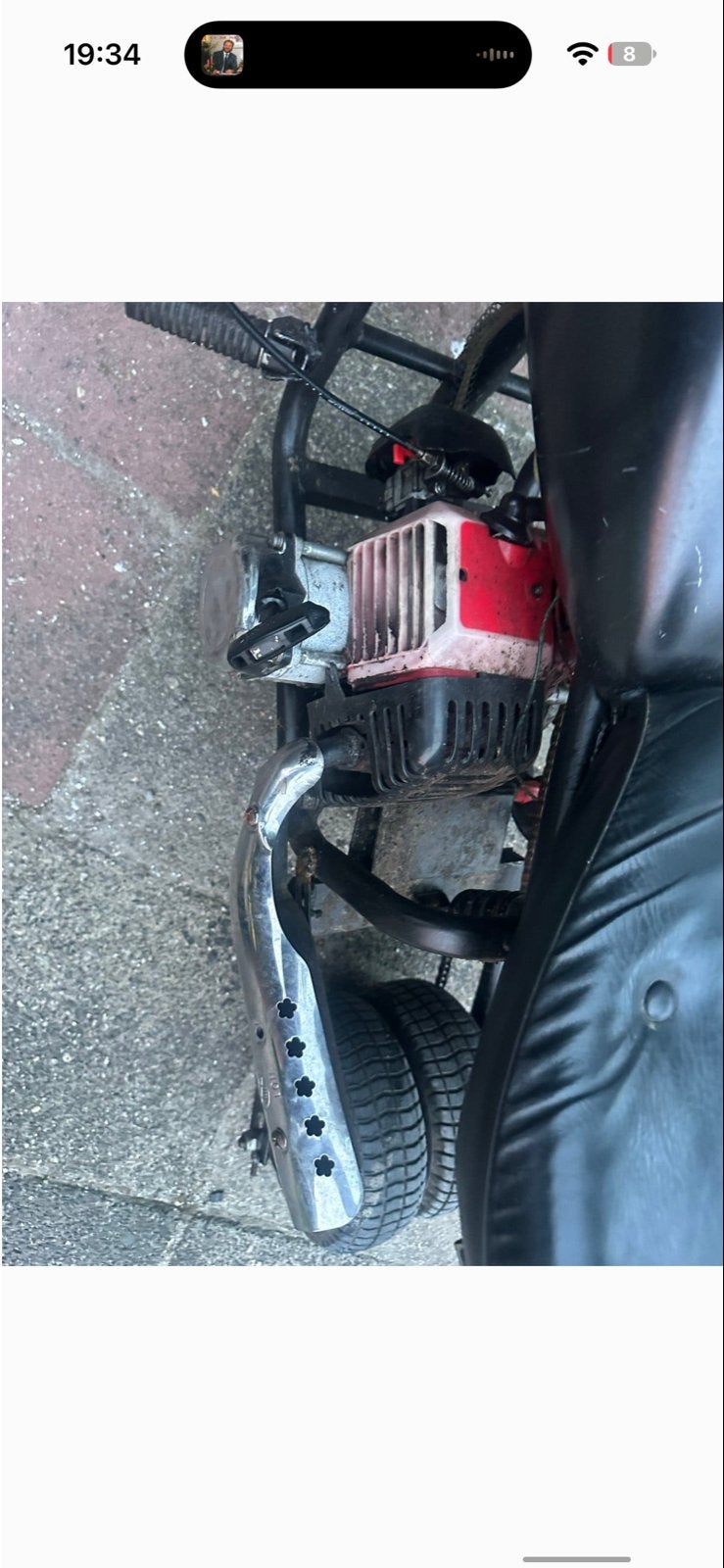 Zeldzame goedlopende mini chopper, Ophalen of Verzenden, Gebruikt