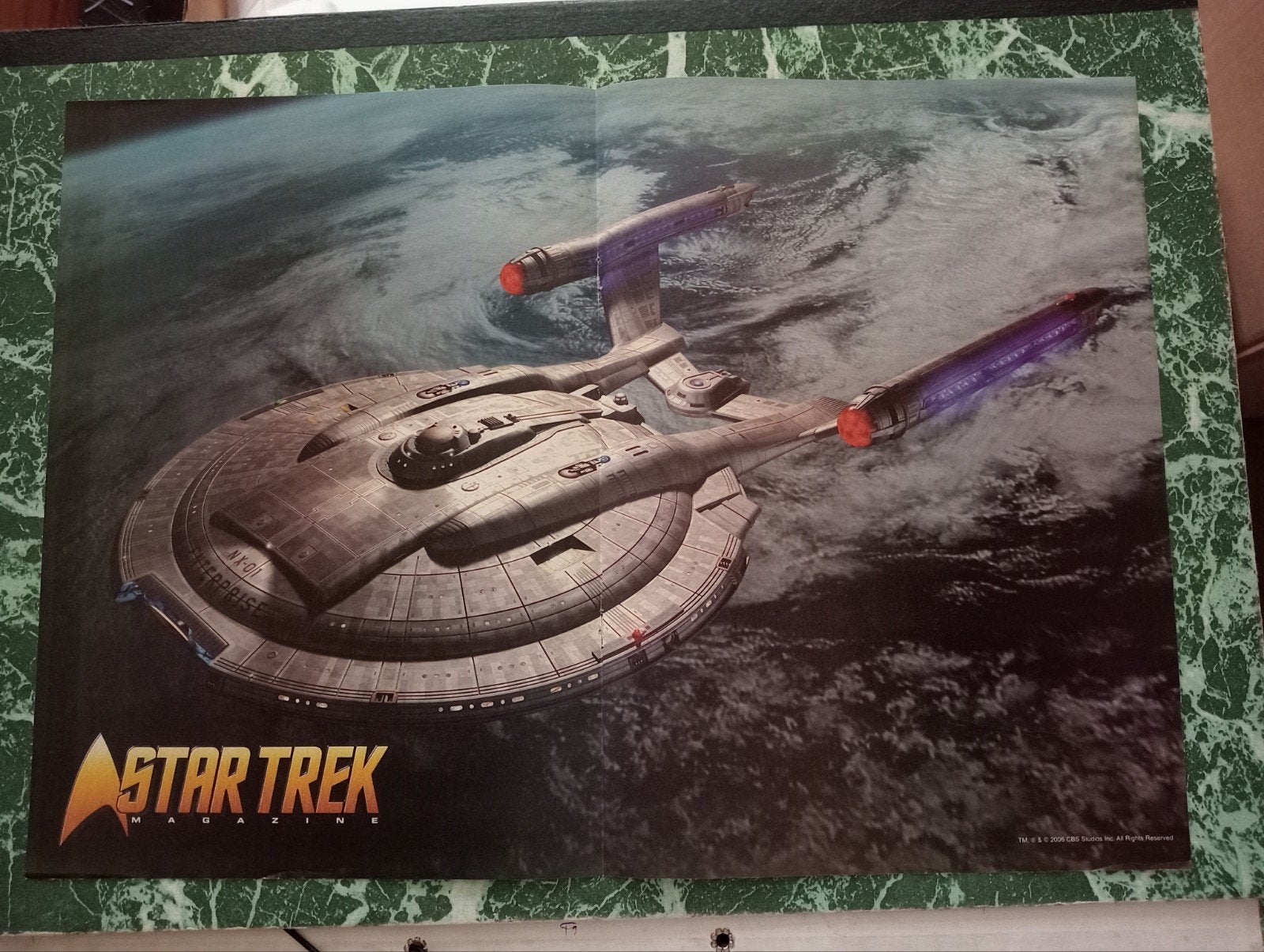 Star Trek dubbelzijdige poster, Verzamelen, Ophalen of Verzenden, Zo goed als nieuw, A1 t/m A3, Film en Tv