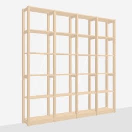 Lundia boekenkast 22 cm diep/228 cm hoog, Huis en Inrichting, Kasten | Boekenkasten, Ophalen, Met plank(en), Gebruikt, 100 tot 150 cm
