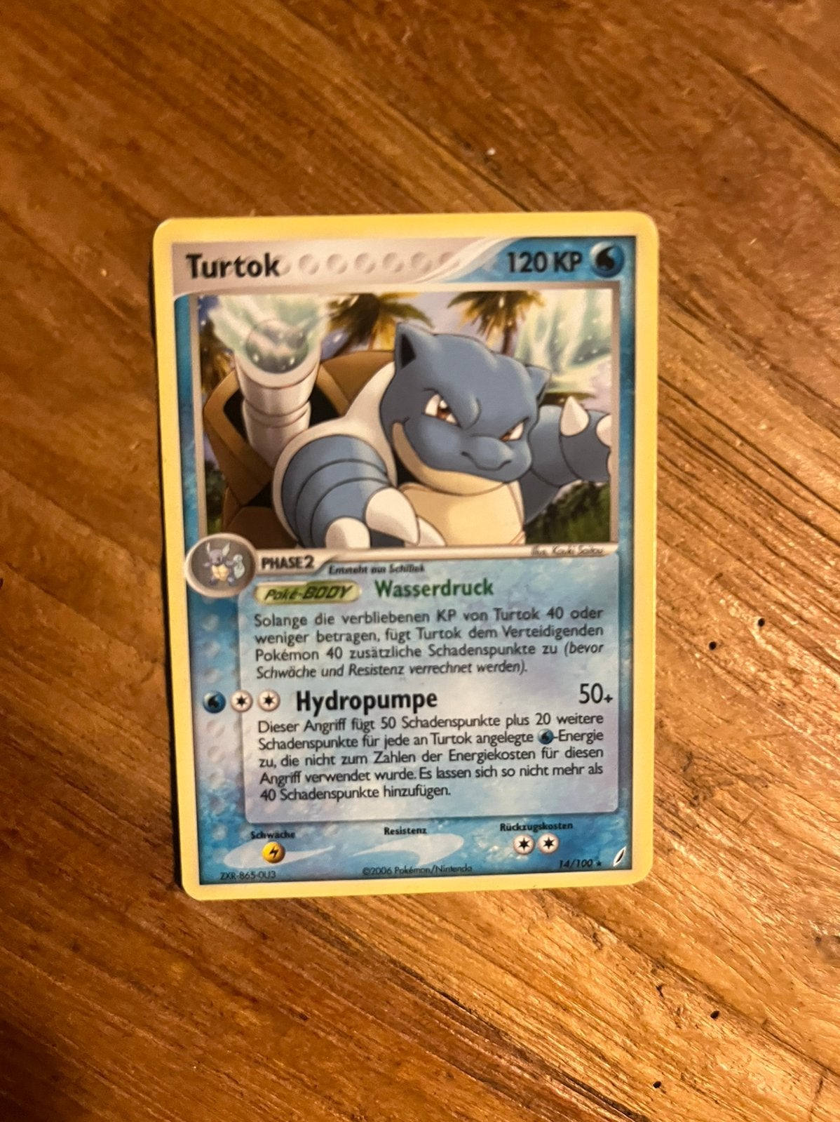 Blastoise holo #14 Pokemon Crystal Guardians, Ophalen of Verzenden, Zo goed als nieuw