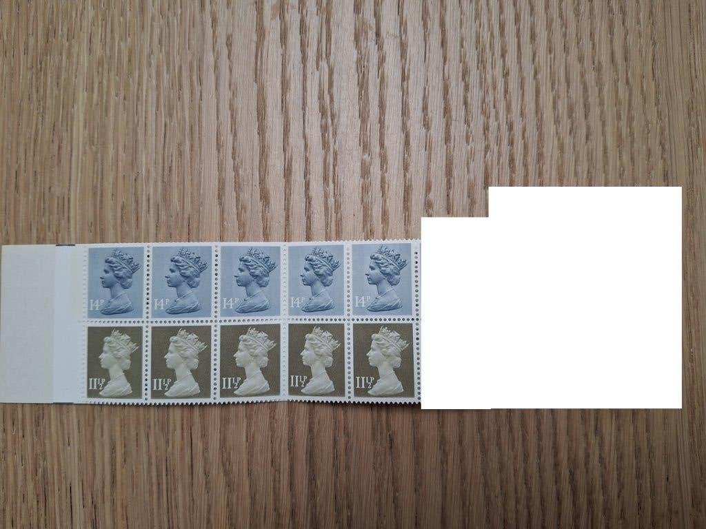 postzegelboekje HB 100 engeland combinatie 1 * 14 + 11 1/2, Verzenden, Postfris