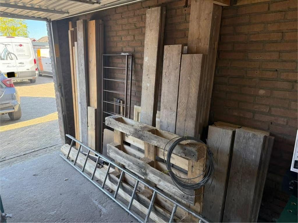 GRATIS - Euro pallet / houten pallet, Ophalen, Gebruikt, 50 mm of meer, Minder dan 200 cm