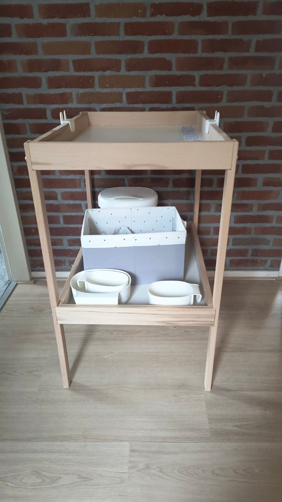 Foto 2 van Ikea SNIGLAR Commode - Beuken/Wit mét accesoires