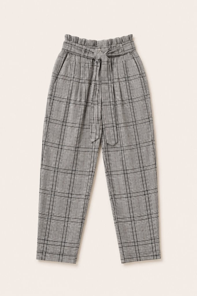Bershka geruite paperbag broek maat 36, Kleding | Dames, Zo goed als nieuw, Maat 36 (S), Bershka, Ophalen of Verzenden
