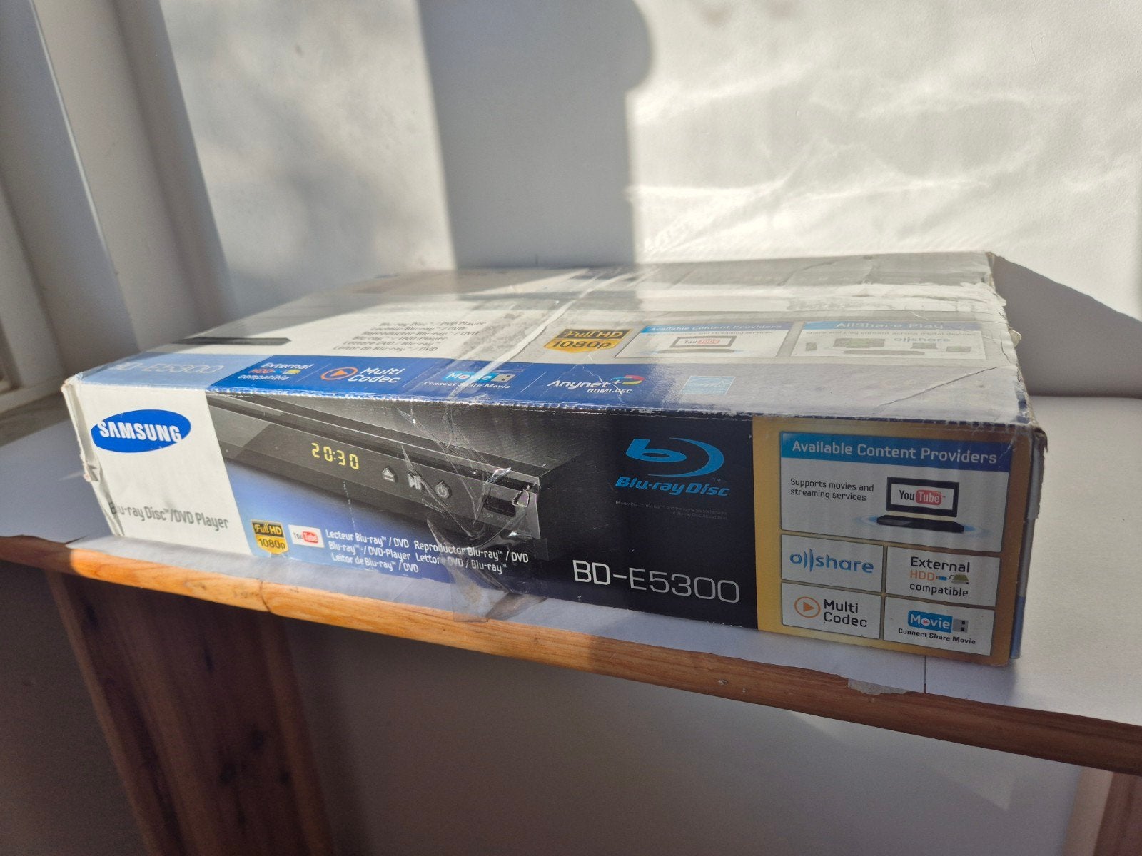Nieuwe Samsung Blu-ray Speler BD-E5300 - DVD Upscaling FHD, Audio, Tv en Foto, Ophalen of Verzenden, Zo goed als nieuw, Samsung