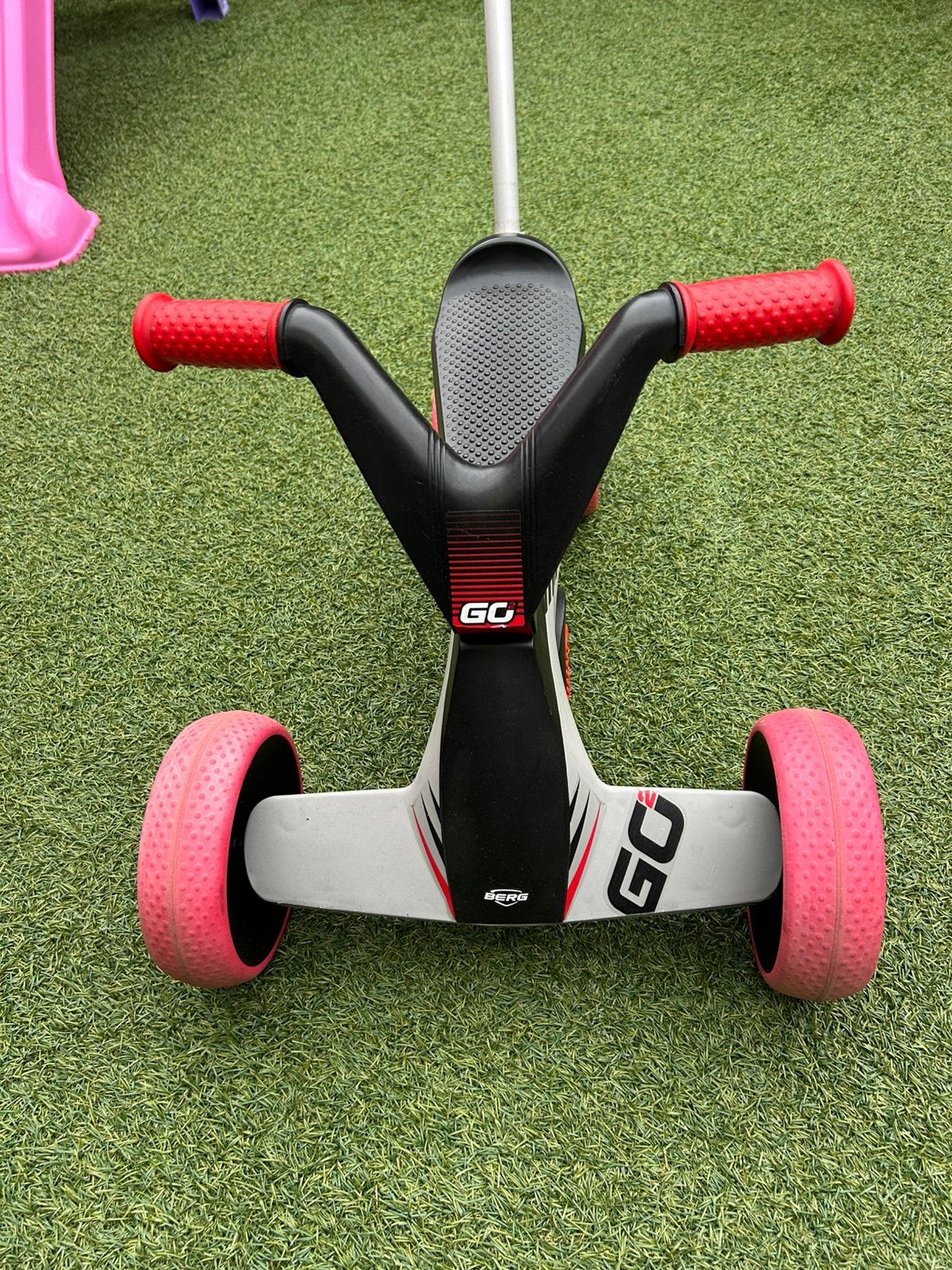 Loopfiets met trappers berg go, Ophalen, Gebruikt, Duwstang
