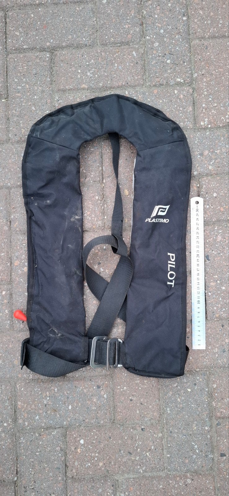 Plastimo Pilot 150N reddingsvest, automatisch, Watersport en Boten, Watersportkleding, Ophalen of Verzenden, Gebruikt