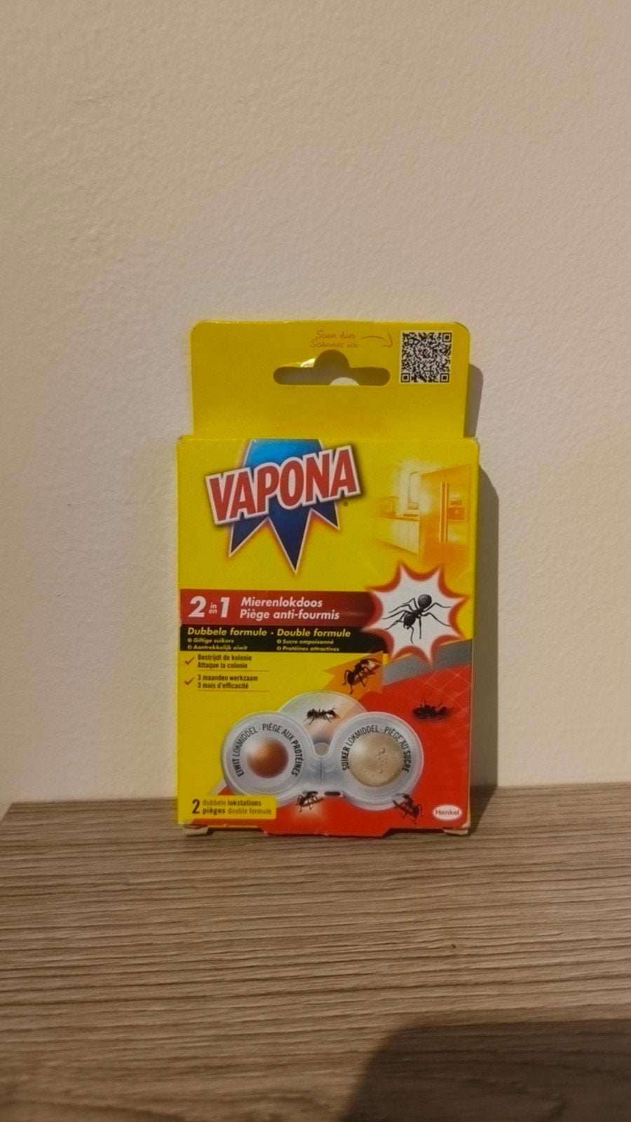 Vapona Mierenlokdoos 2-in-1 - Effectieve Mierenbestrijding, Verzenden, Nieuw, Ongediertebestrijding
