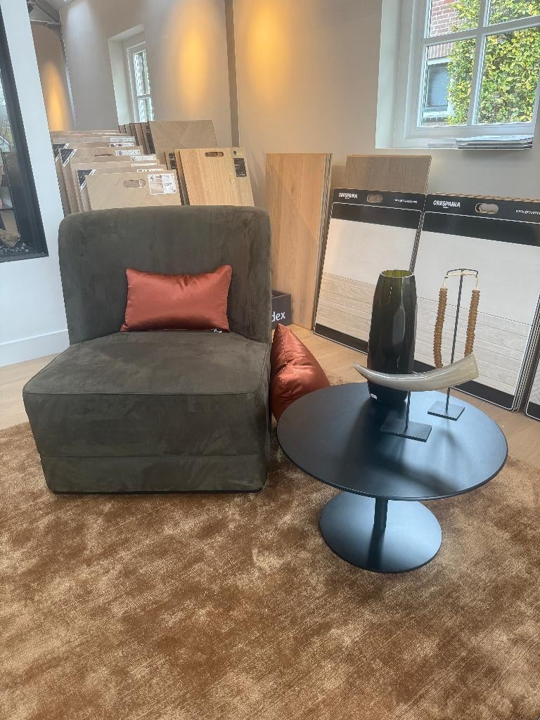 fauteuil, Ophalen, 75 tot 100 cm, Zo goed als nieuw, Stof