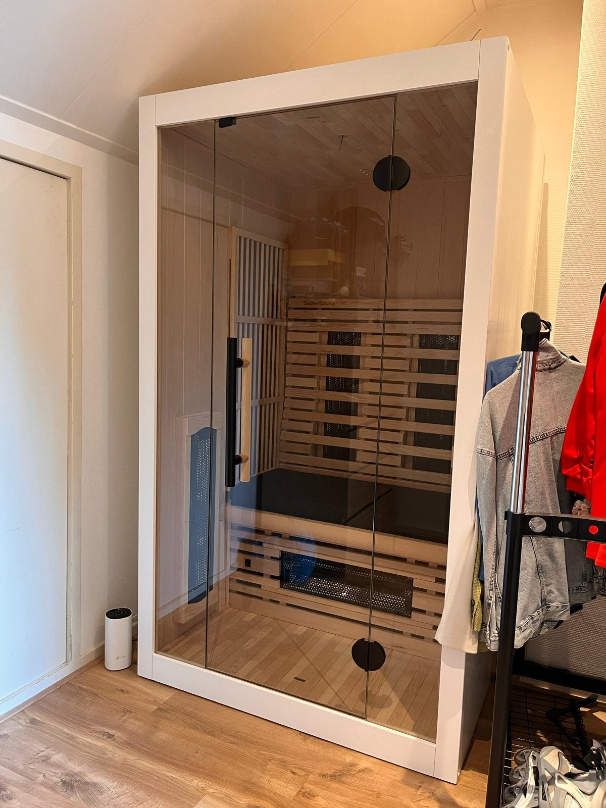 SuperSauna Infrarood Sauna 110 Valero Pro - Zo goed als nieu, Ophalen, Zo goed als nieuw, Infrarood, Complete sauna